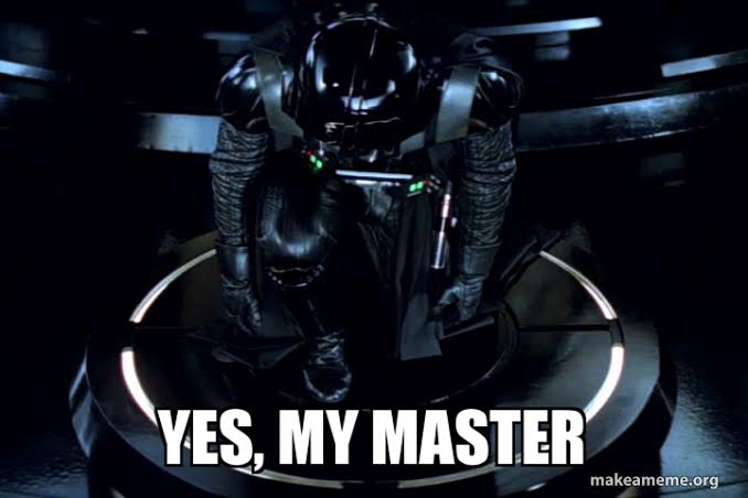 Star Wars “Yes My Master”